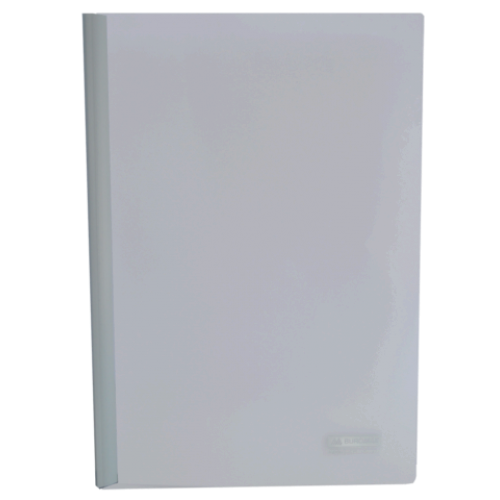 Папка скоросшиватель с прижимной планкой, 6мм, белый