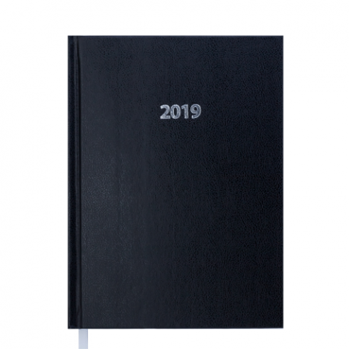 Ежедневник датированный 2019 STRONG, A5, черный