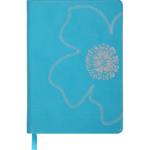 Ежедневник недатированный FIORE, A6, бирюзовый