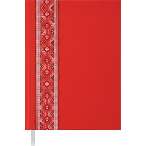 Ежедневник недатированный UKRAINE, A5, красный