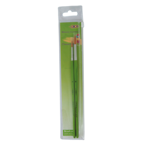 Набор кистей "Kids": синтетика круглая №4, 8. В пенале 2 шт.