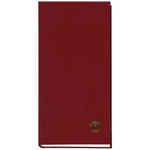 Книга алфавитная, А6, 80 листов, бордо