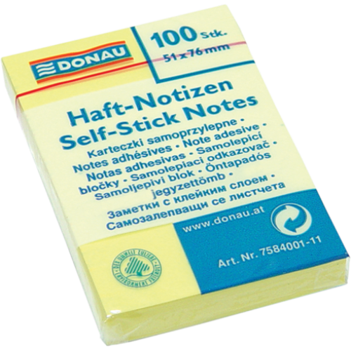 Блок для заметок 51х76 мм, 100л.