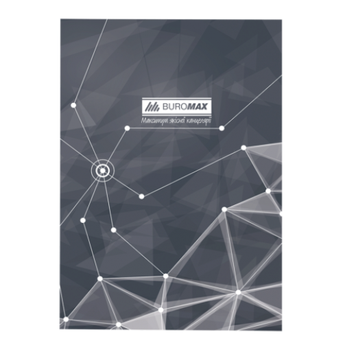 Книга канцелярская PYRAMIDS, А4, 96 листов, клетка, серый