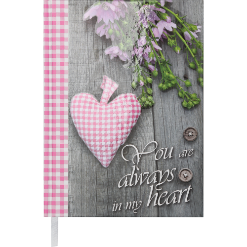 Ежедневник недатированный ROMANTIC, A5, розовый