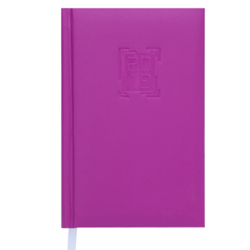 Ежедневник датированный 2019 MEMPHIS, A6, 336 стр., малиновый
