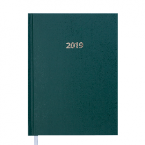 Ежедневник датированный 2019 STRONG, A5, зеленый