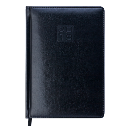 Ежедневник датированный 2019 BRAVO (Soft), A5, черный