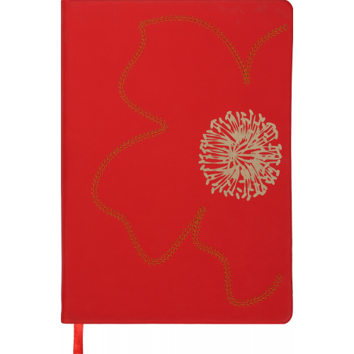 Ежедневник недатированный FIORE, A5, 288 стр. красный