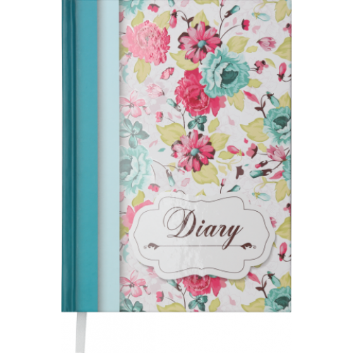 Ежедневник недатированный LAURA, A5, бирюзовый