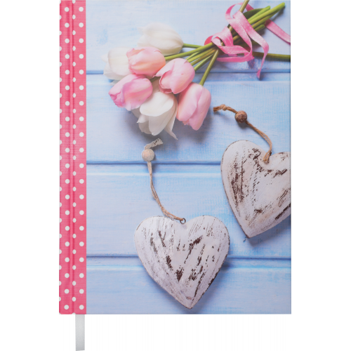 Ежедневник недатированный ROMANTIC, A5, голубой