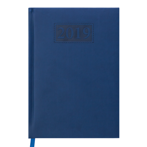 Ежедневник датированный 2019 GENTLE (Torino), A5, синий