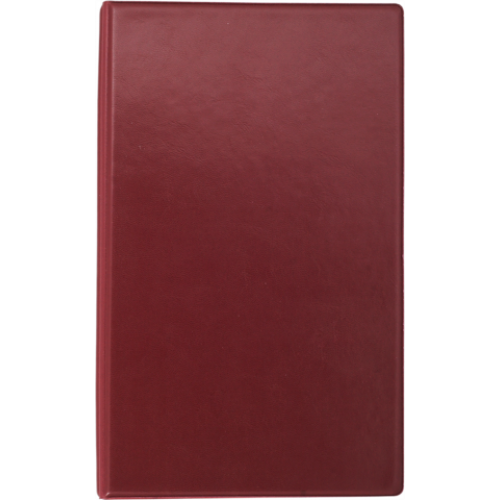 Визитница виниловая BUROMAX на 200 визиток, бордо