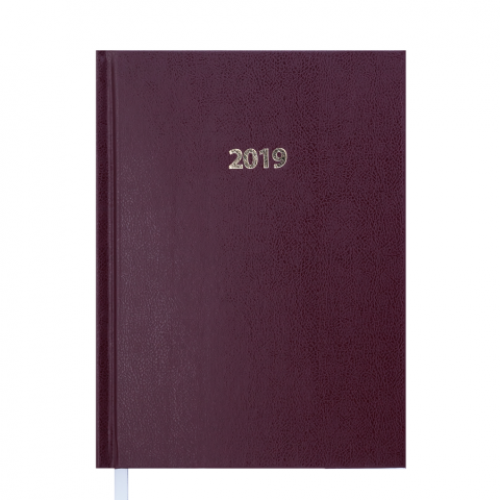 Ежедневник датированный 2019 STRONG, A5, коричневый