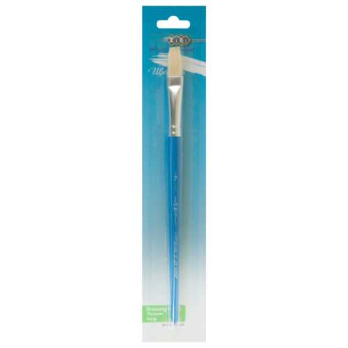 Кисть щетина плоская 7, блистер