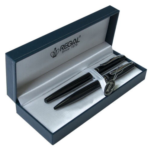 Комплект (Р+Ш) в подарочном футляре L, черный