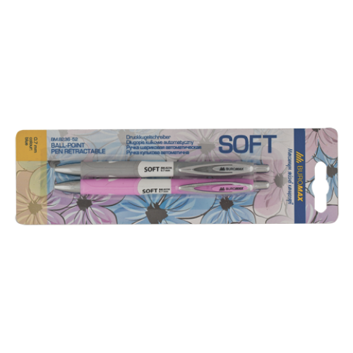 Набор из 2-х шариковых ручек (BM.8236) SOFT, блистер