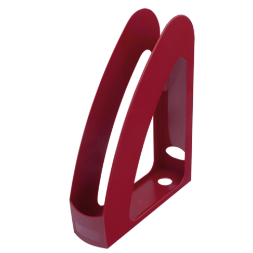 Лоток пласт. вертикальный "Радуга",передняя стенка, JOBMAX, красный