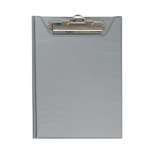 Клипборд-папка BUROMAX, А5, PVC, серый