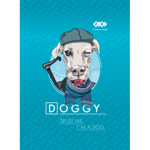 Блокнот GUESS WHO I AM?, А-6, 64л., кл., тв. обл., мат. лам+лак., голубой