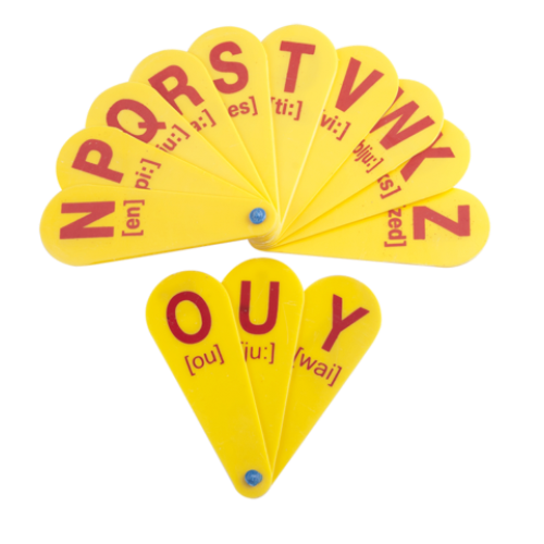 Набор букв, английские гласные, согласные