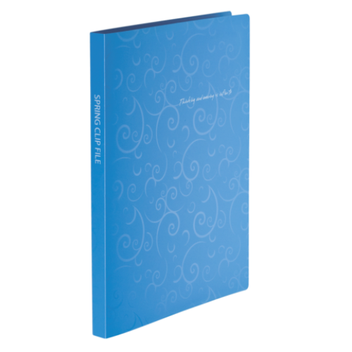 Папка пластиковая A4 со скоросшивателем BAROCCO, голубой