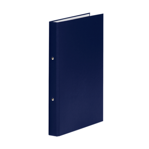 Папка на 2-х кольцах, А4, ширина торца 35 мм, темно-синий