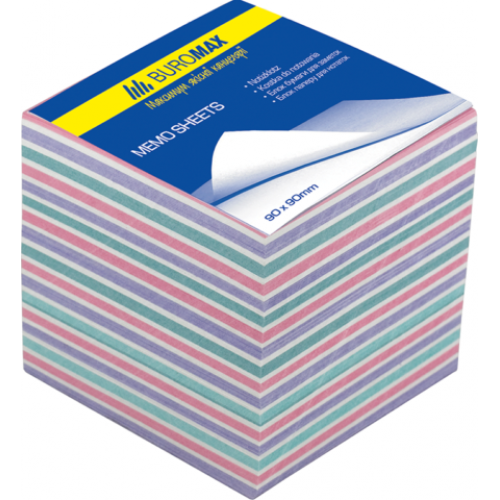 Блок бумаги ЗЕБРА 90х90х70мм, не склеенный