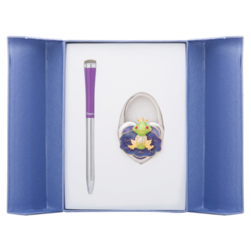 Набор подарочный "Fairy Tale": ручка (Ш) + крючек д/ сумки, фиолет.