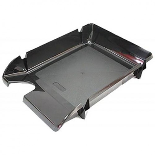 Лоток пластиковый горизонтальный "Компакт" JOBMAX, черный