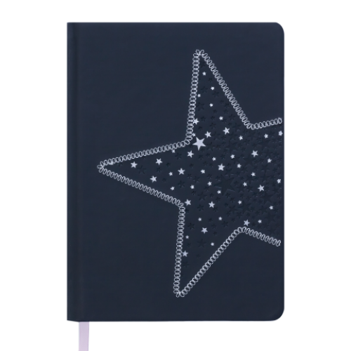 Ежедневник датированный 2019 STELLA, A5, 336 стр., черный