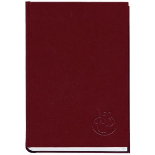 Книга алфавитная, А5, 112 листов, бордо