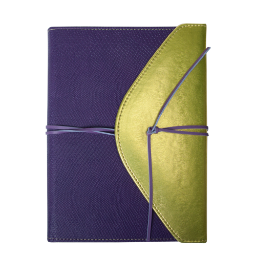 Ежедневник недат. BELLA, A5, 288 стр., сиреневый с золотом