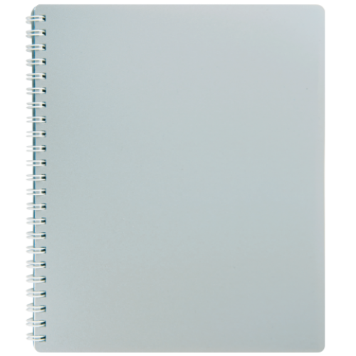 Книжка записная на пружине CLASSIC, В5, 80 листов, клетка, серый