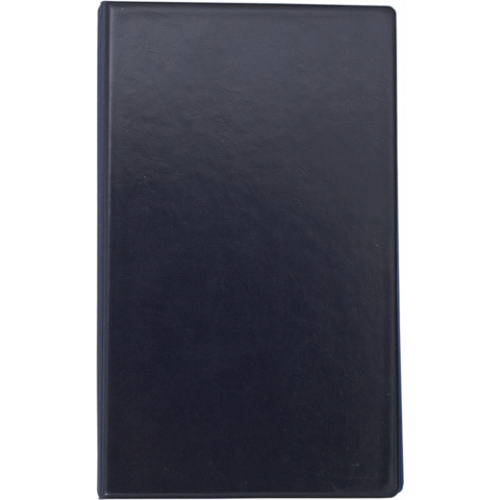 Визитница виниловая BUROMAX на 200 визиток, темно-синий