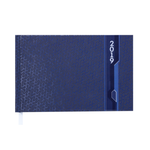 Еженедельник карманный датированный 2019 VELVET, 136 стр., синий