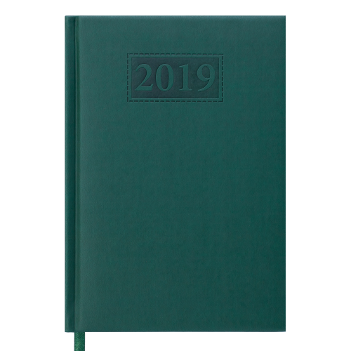 Ежедневник датированный 2019 GENTLE (Torino), A5, зеленый