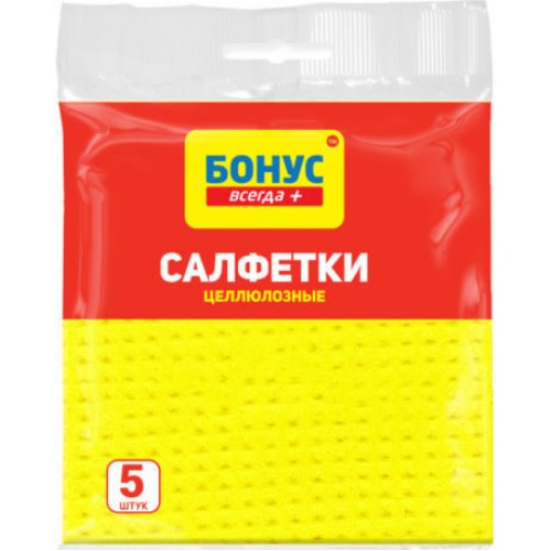 Cалфетки Бонус вискозные 5 шт