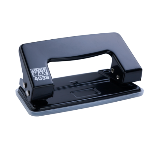 Дырокол металлический "JOBMAX" BUROMAX, 10 листов, черный