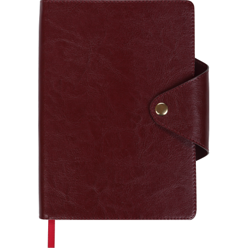 Ежедневник недатированный BUSINESS, A5, бордовый