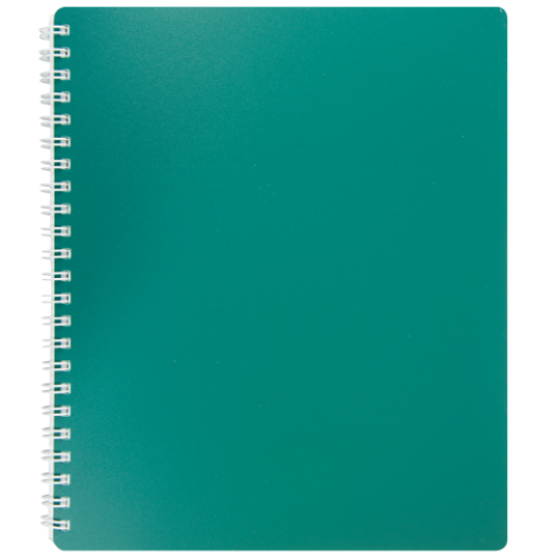 Книжка записная на пружине CLASSIC, В5, 80 листов, клетка, зеленый