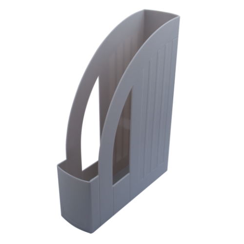 Лоток пластиковый вертикальный, серый